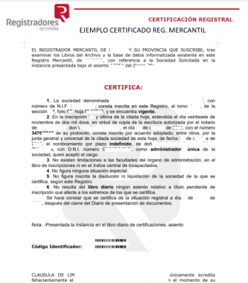 CERTIFICADO REGISTRO MERCANTIL FIRMA DIGITAL